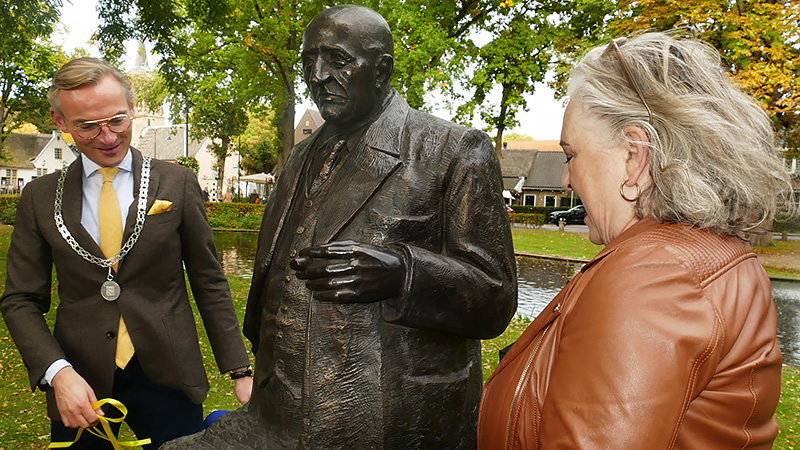 Onthulling beeld Jan Hamdorff